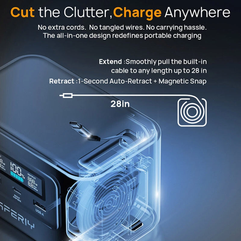 AFERIY Nano100: a legapróbb power station giga erővel 8