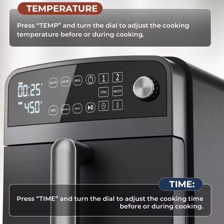 Dupla kosár, fele akkora hely: Oyajia air fryer 5