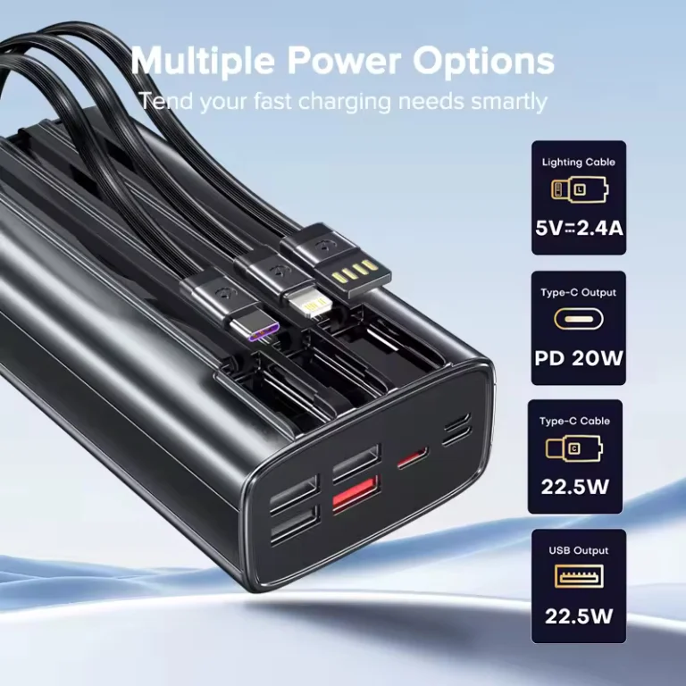 QOOVI power bank amit bekábeleztek, hogy neked ne kelljen 3