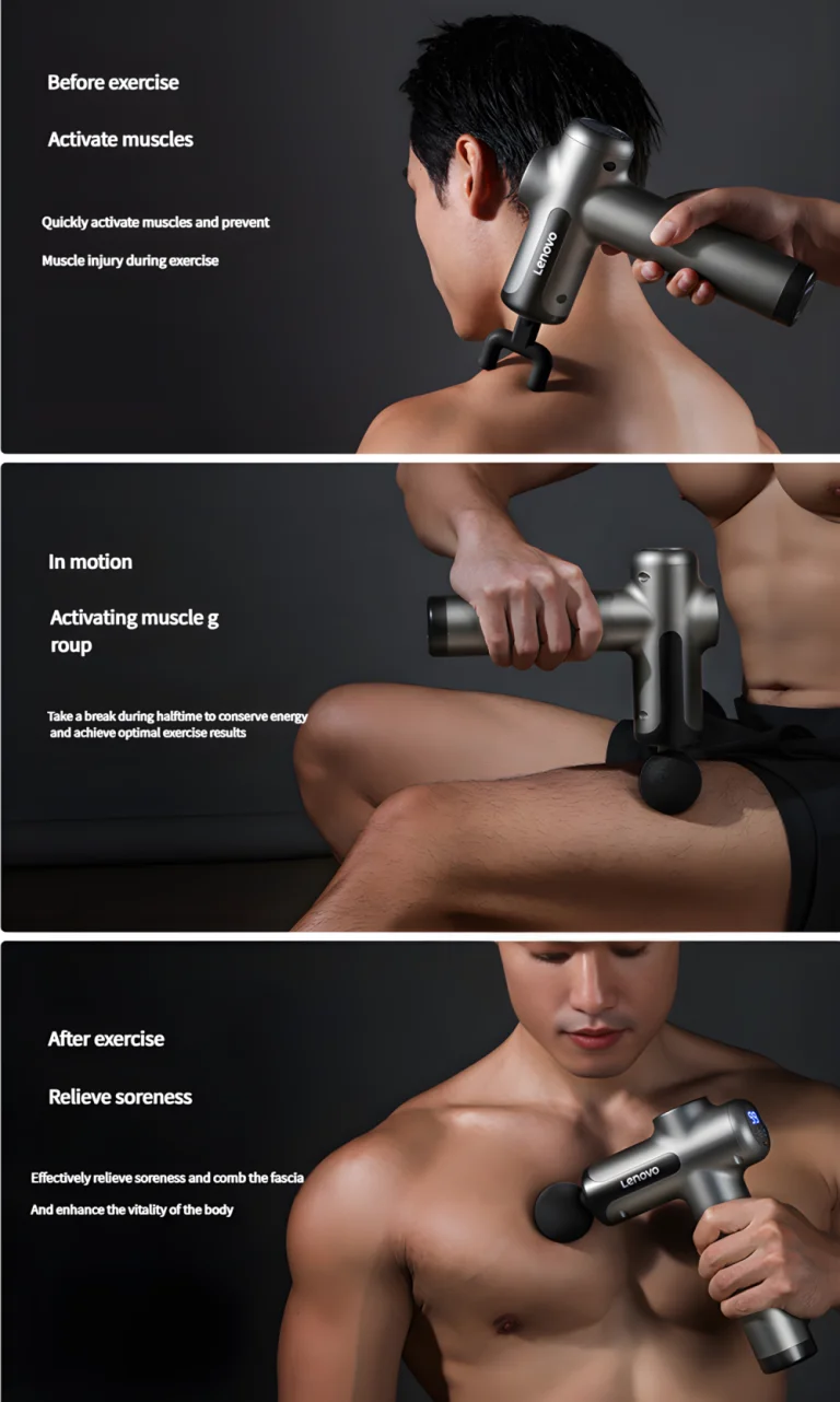 Lenovo masszázspisztoly – laza izommentő, komoly számokkal 7