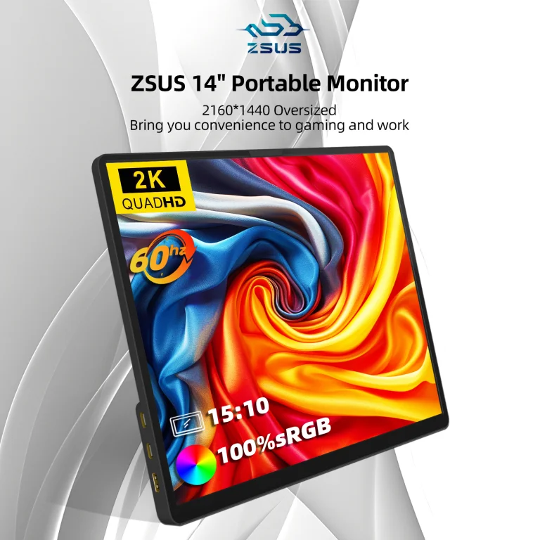 ZSUS hordozható monitor, sima és érintőkijelzős verzióban 3