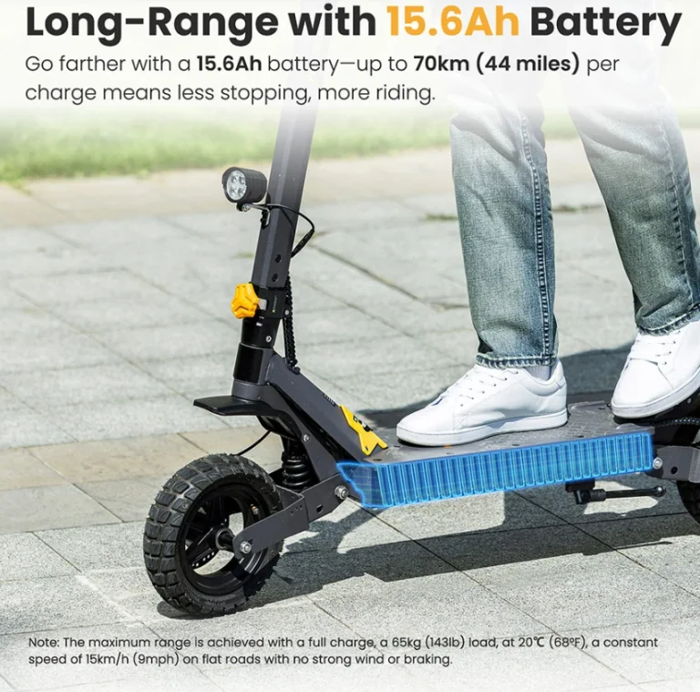 Hegynek fel, gond nélkül az Ausom L1 elektromos rollerrel 4