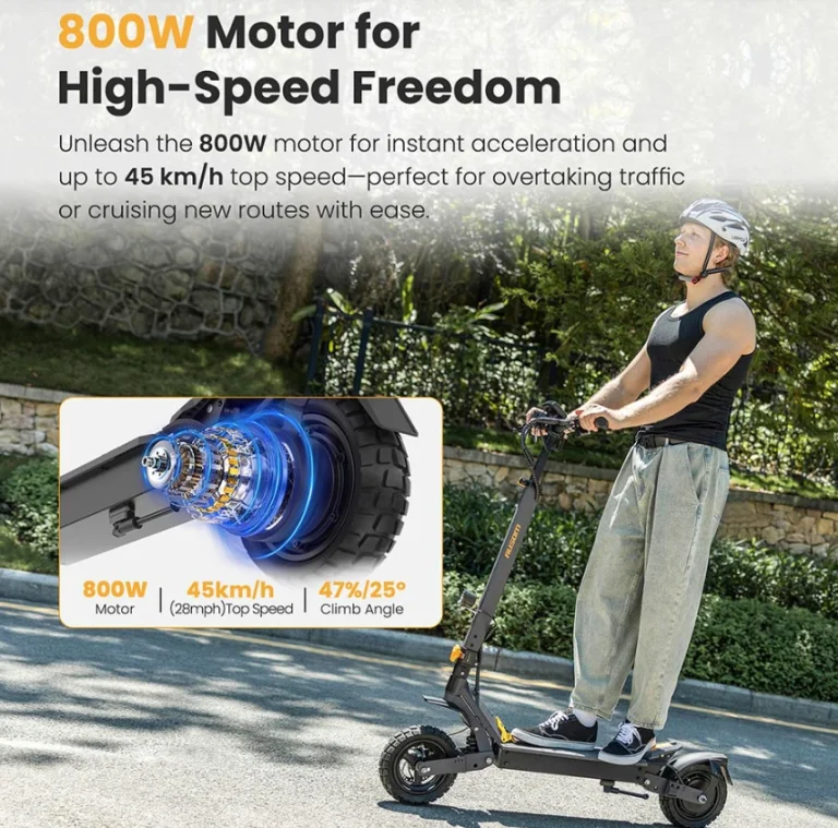 Hegynek fel, gond nélkül az Ausom L1 elektromos rollerrel 7