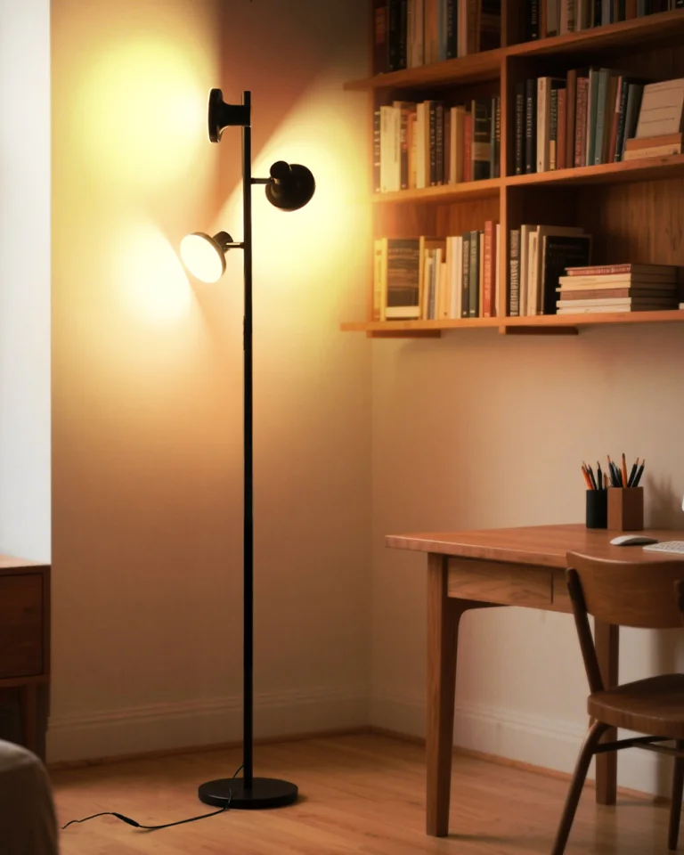 BlitzWill állólámpák: egyik háromfejű, a másik színorgia 2