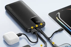 Essager power bank – két kábel, nulla para, 22,5 watt