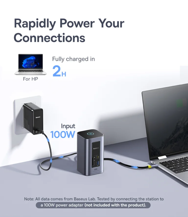 Baseus Spacemate 12 az 1-ben HUB: a fél irodát rákötheted 4