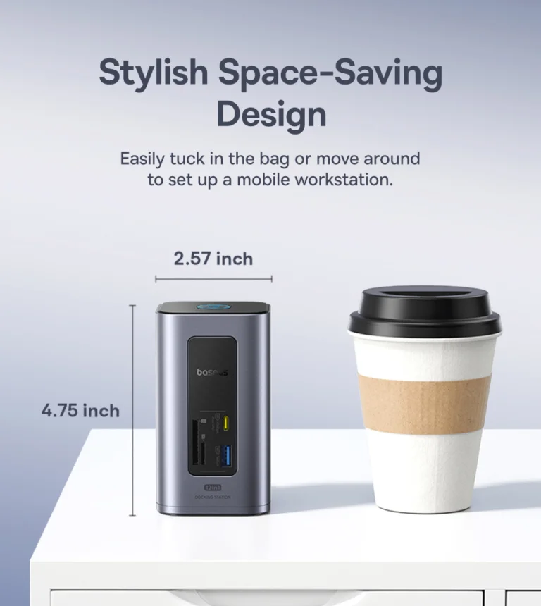 Baseus Spacemate 12 az 1-ben HUB: a fél irodát rákötheted 11