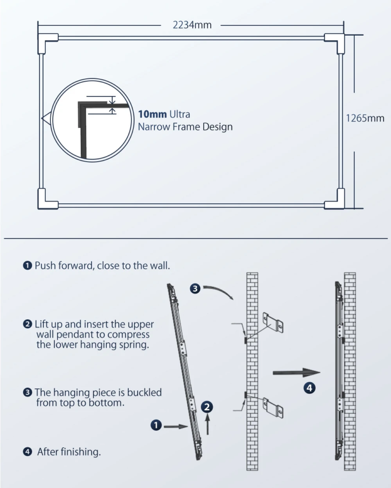 Ne szenvedj a fénnyel: itt a BlitzWolf BW-VS3 vetítővászon 9