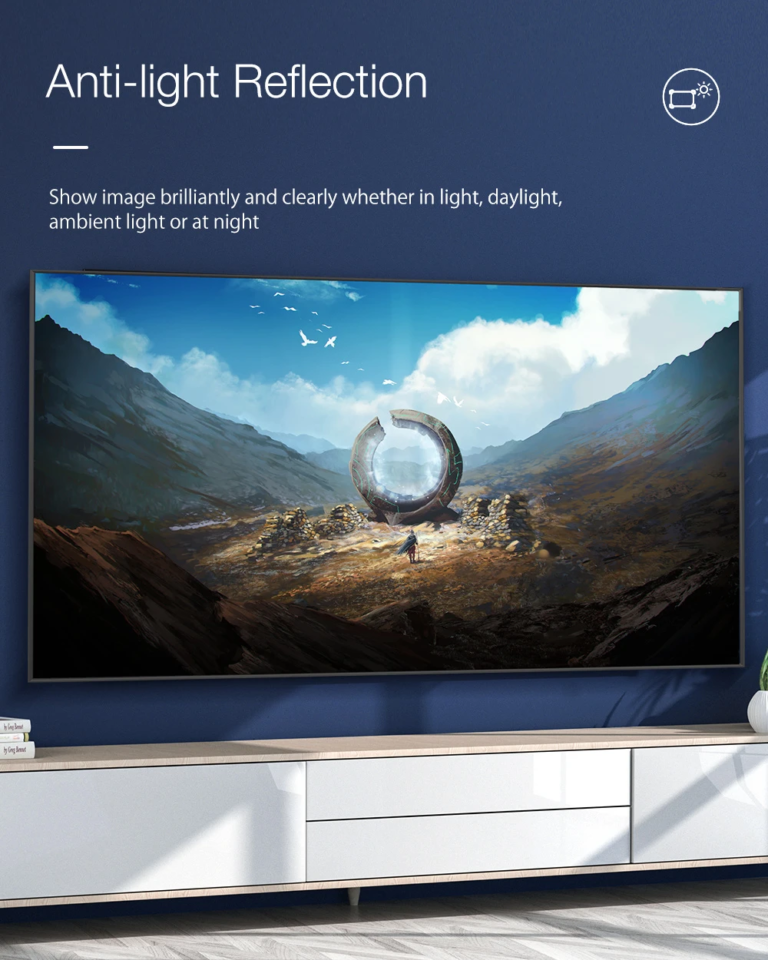 Ne szenvedj a fénnyel: itt a BlitzWolf BW-VS3 vetítővászon 5