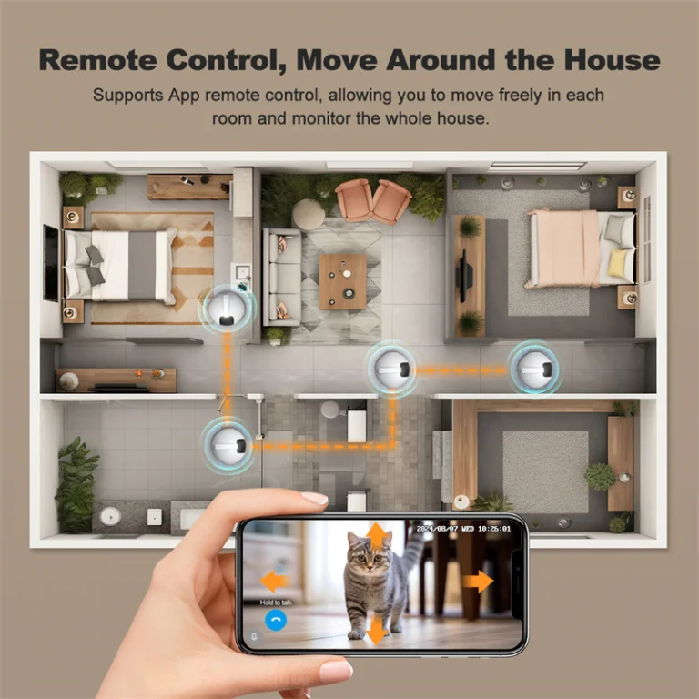 A SriHome DH013 több mint kamera, egy guruló játszótárs 9