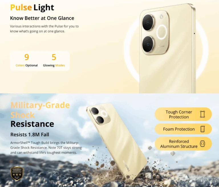 realme Note 70T okostelefon alapvető feladatokra 4