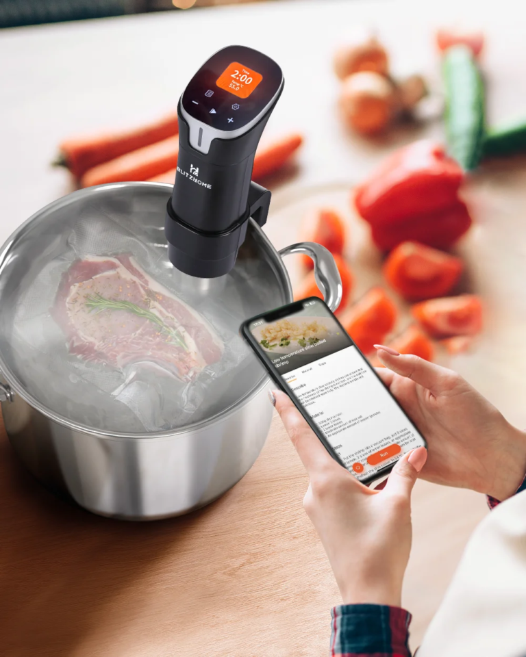 Szaftos hús, precíz hőfok, nulla stressz: BlitzHome SV2401 7