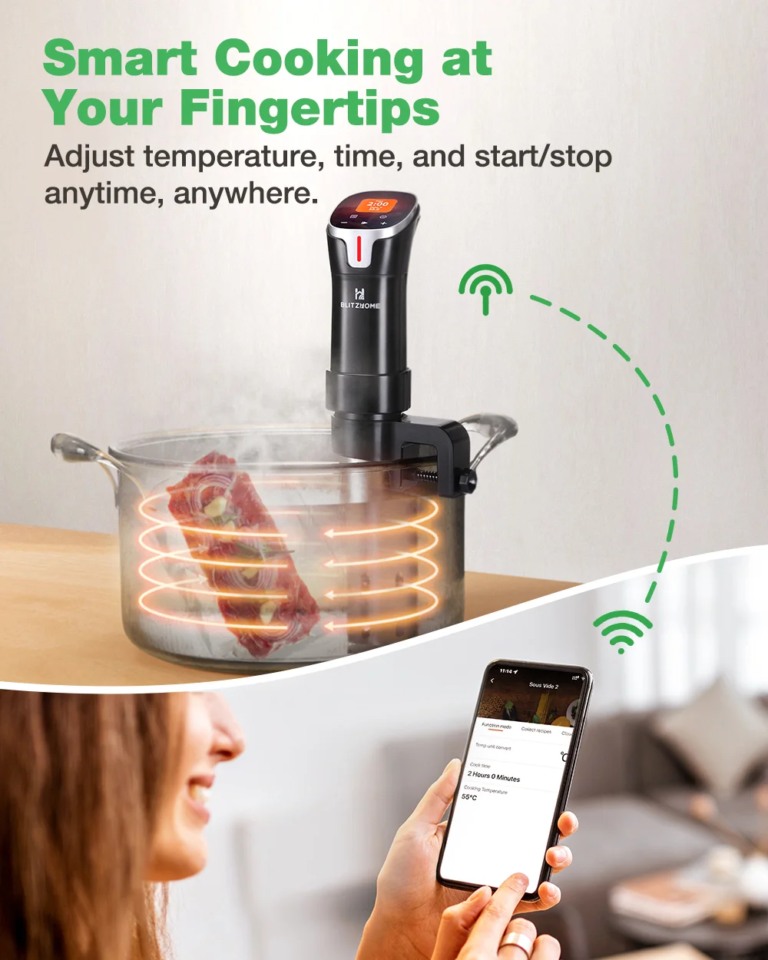 Szaftos hús, precíz hőfok, nulla stressz: BlitzHome SV2401 9