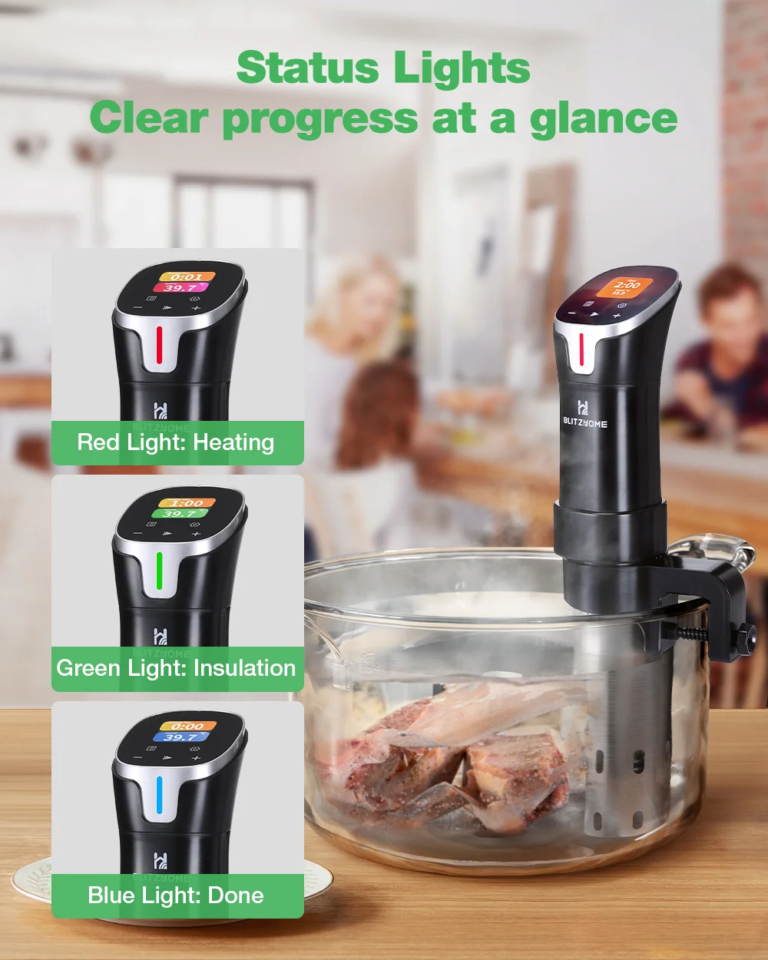 Szaftos hús, precíz hőfok, nulla stressz: BlitzHome SV2401 13