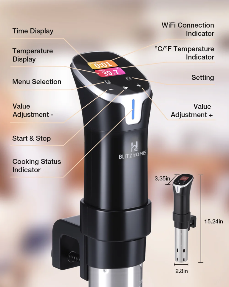 Szaftos hús, precíz hőfok, nulla stressz: BlitzHome SV2401 15