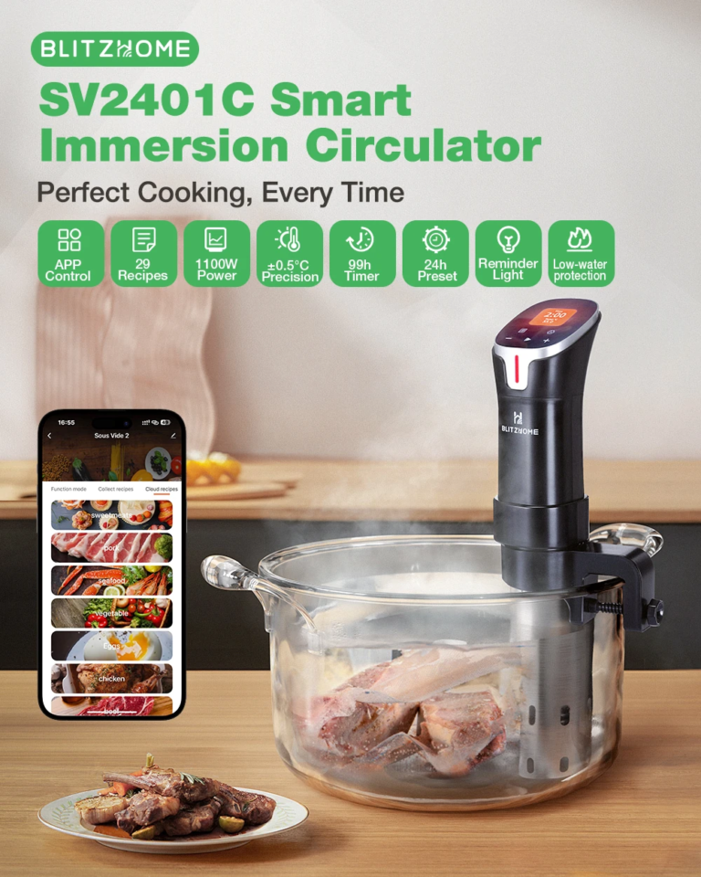 Szaftos hús, precíz hőfok, nulla stressz: BlitzHome SV2401 16