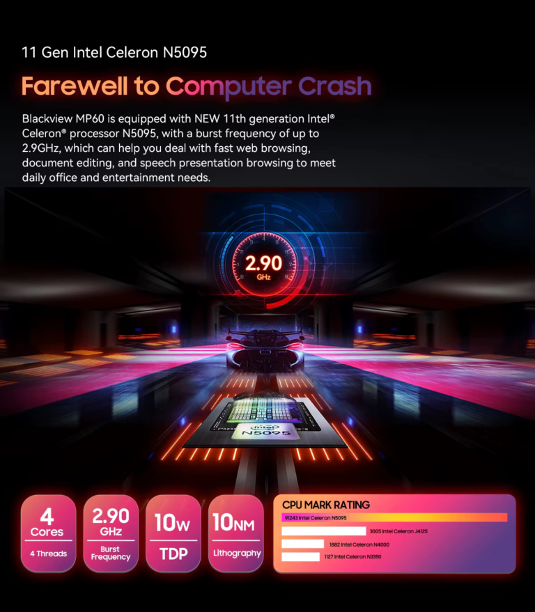 Blackview MP60 mini PC – A kompakt hatékonyság mestere 16