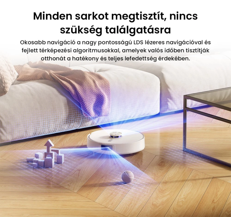 Narwal Freo S robotporszívó: felmos, szív, ürít, pihen 7