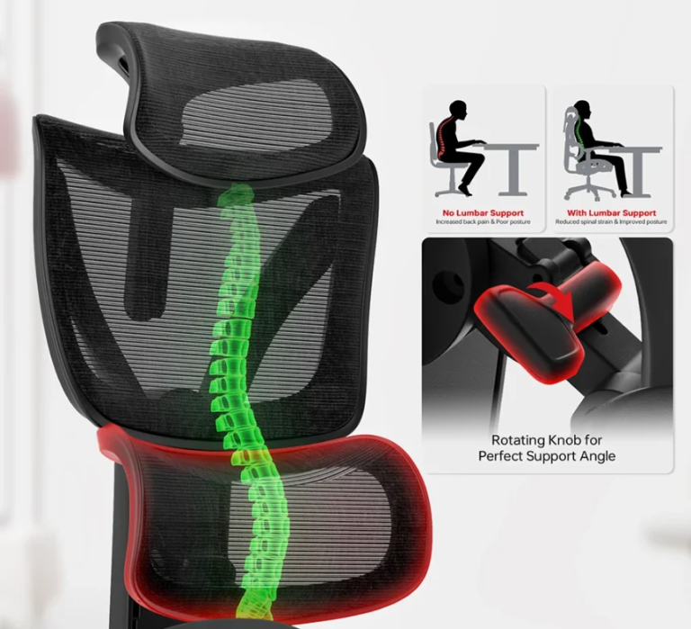 Ergonómia felsőfokon: ACGAM CG-5245M forgószék 6