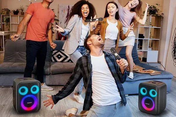 Tronsmart Halo 200 hangszóró: karaoke, basszus és fények 1