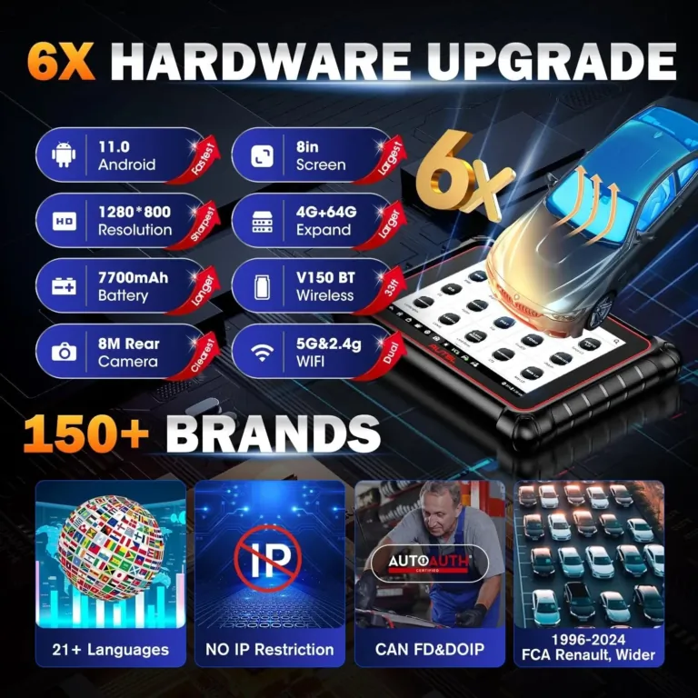 Garázsod új kedvence: Autel MK900-BT diagnosztikai tablet 3