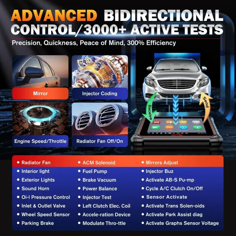 Garázsod új kedvence: Autel MK900-BT diagnosztikai tablet 5