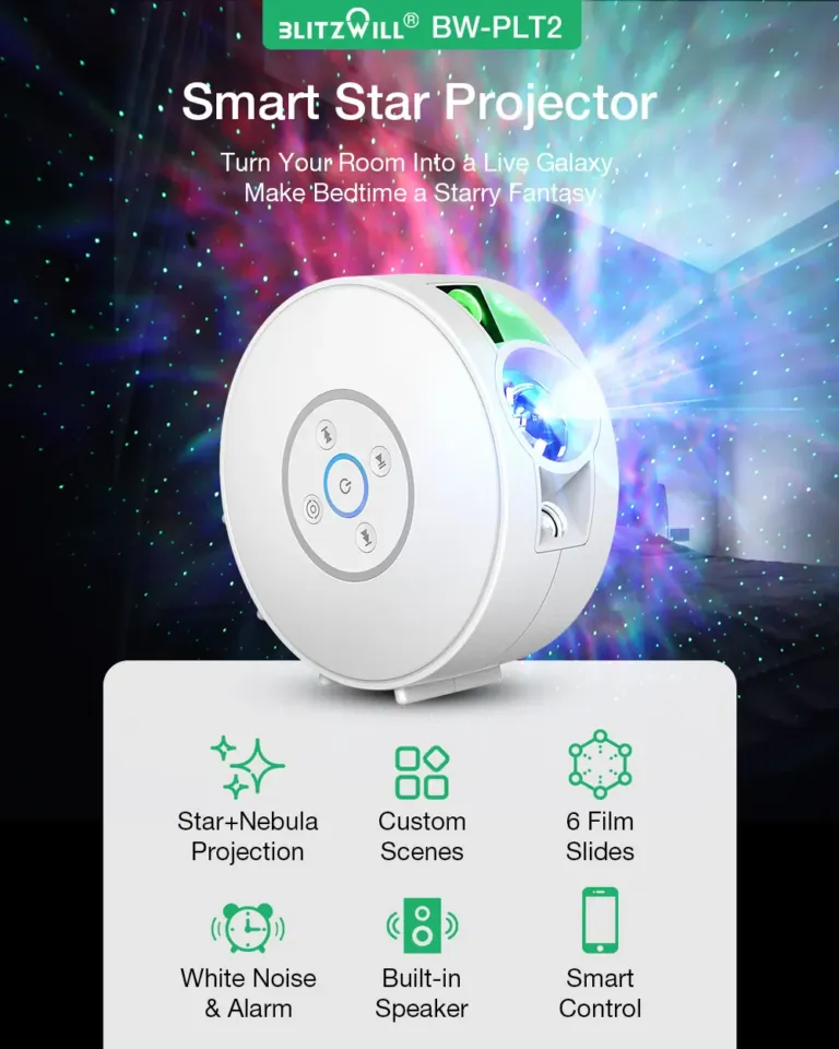 BlitzWill BW-PLT2 okos csillagprojektor mini teszt 6