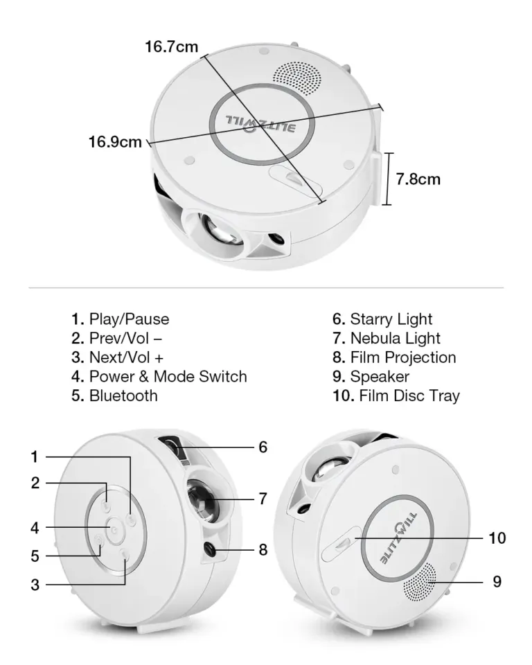 BlitzWill BW-PLT2 okos csillagprojektor mini teszt 9