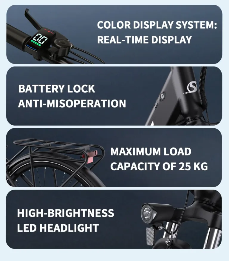 Onesport OT12 elektromos kerékpár – Városi menekülőgép 15