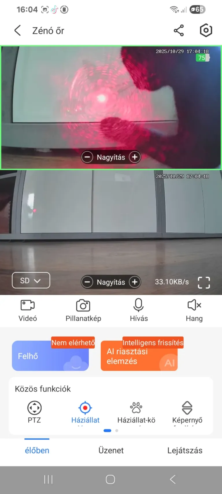 Okos kisállatfigyelő kamera mini teszt 14