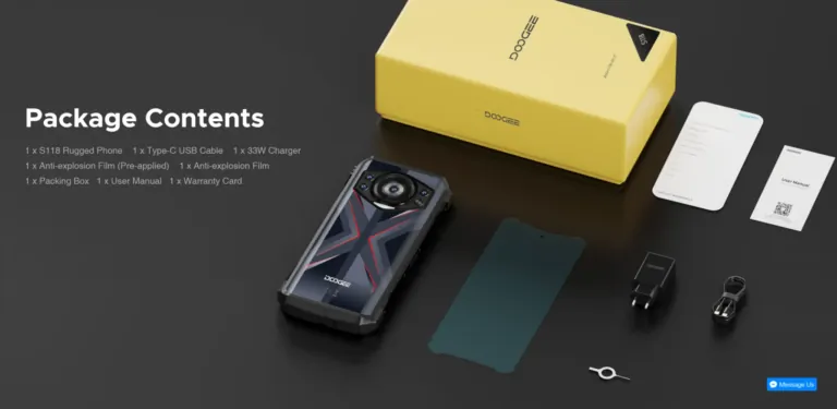 Doogee S118 strapateló = erő, tárhely és állóképesség 18