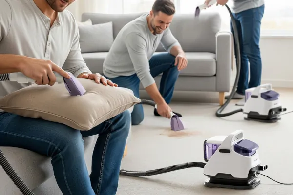 Hatékony és megfizethető kárpittisztítás a Rouny gépével 1