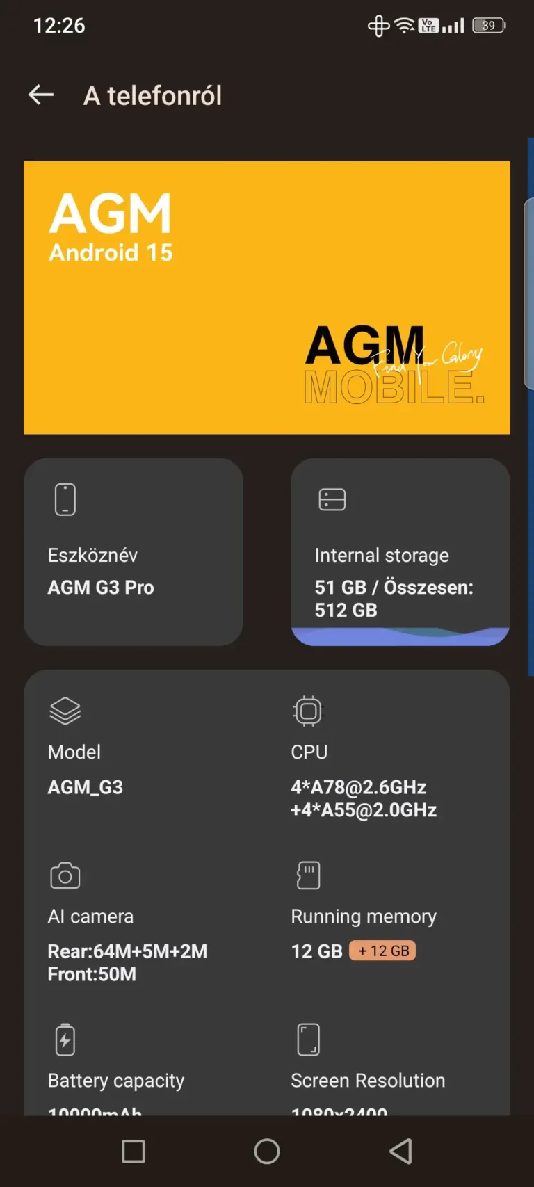 Prueba del teléfono robusto AGM G3 Pro 29