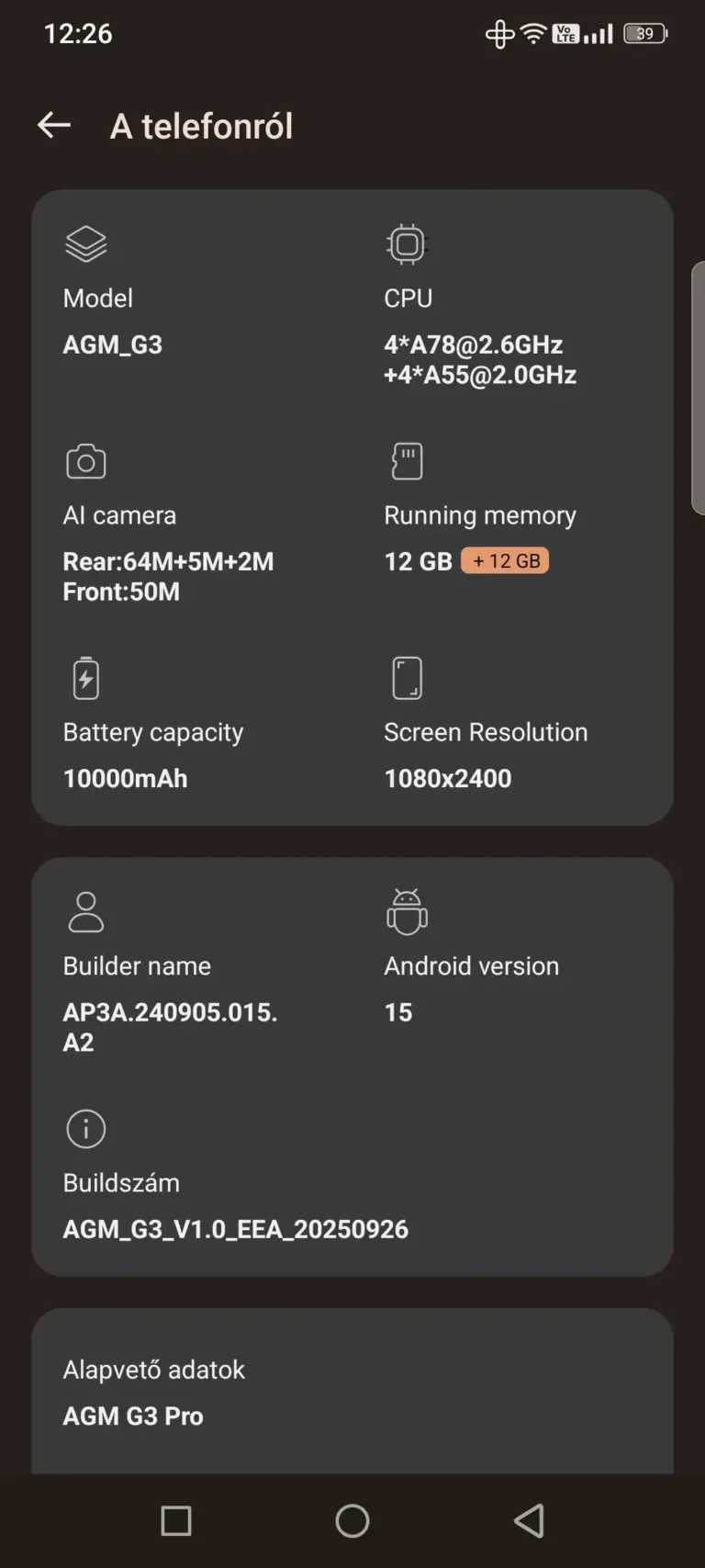 Prueba del teléfono robusto AGM G3 Pro 30