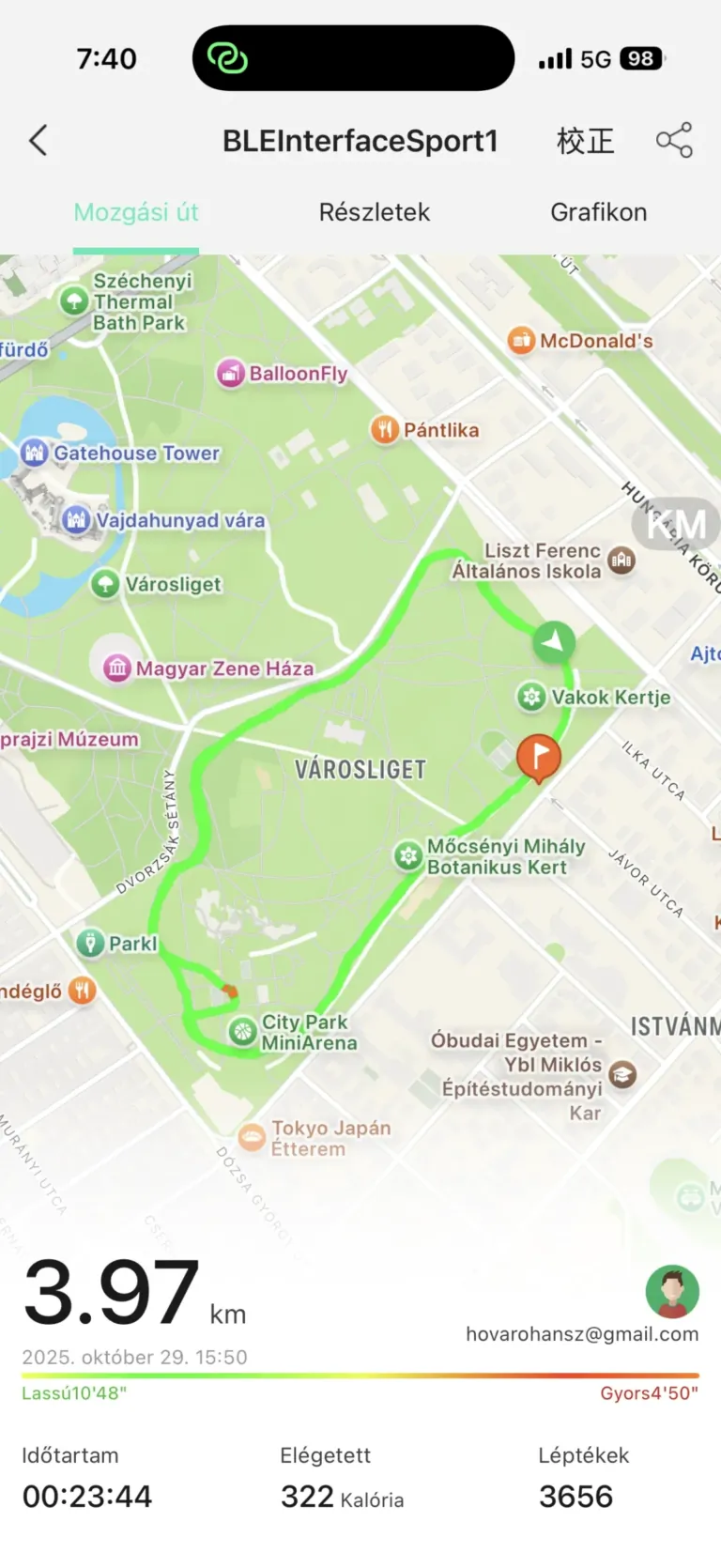 Zeblaze Stratos 4 okosóra teszt 30