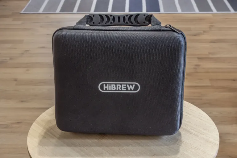 Hibrew H4C portable coffee maker test 2