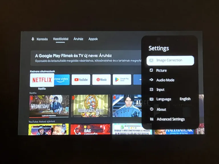 Wanbo Cube 2 Pro projektor teszt 26