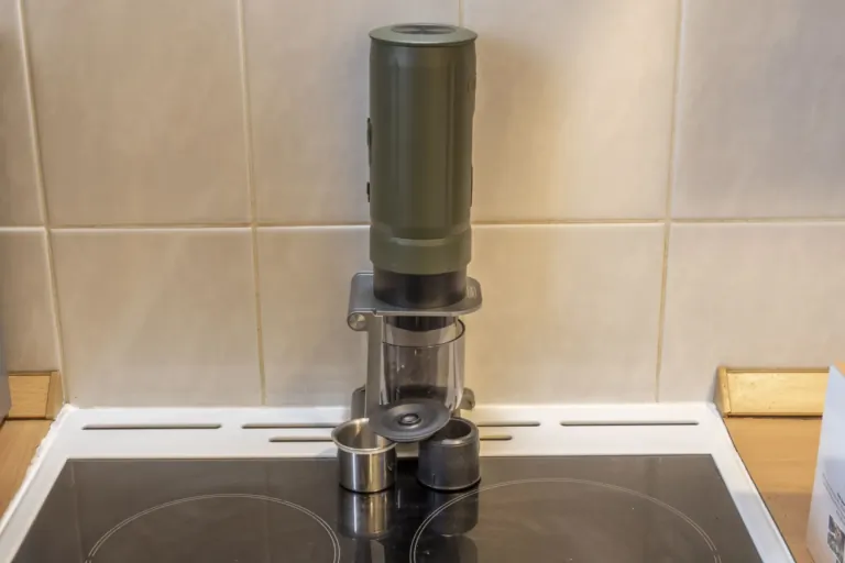 Hibrew H4C portable coffee maker test 21