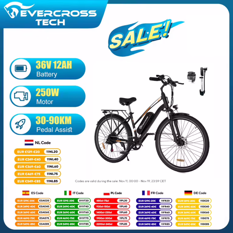 EVERCROSS TECH EK28 e-bike – Kintről harmadáron 2