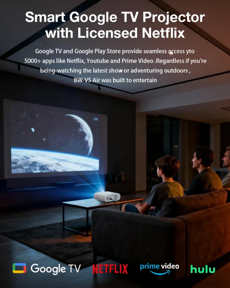 BlitzWolf BW-V5 Air: Google TV-s vetítő nagy ambíciókkal 12