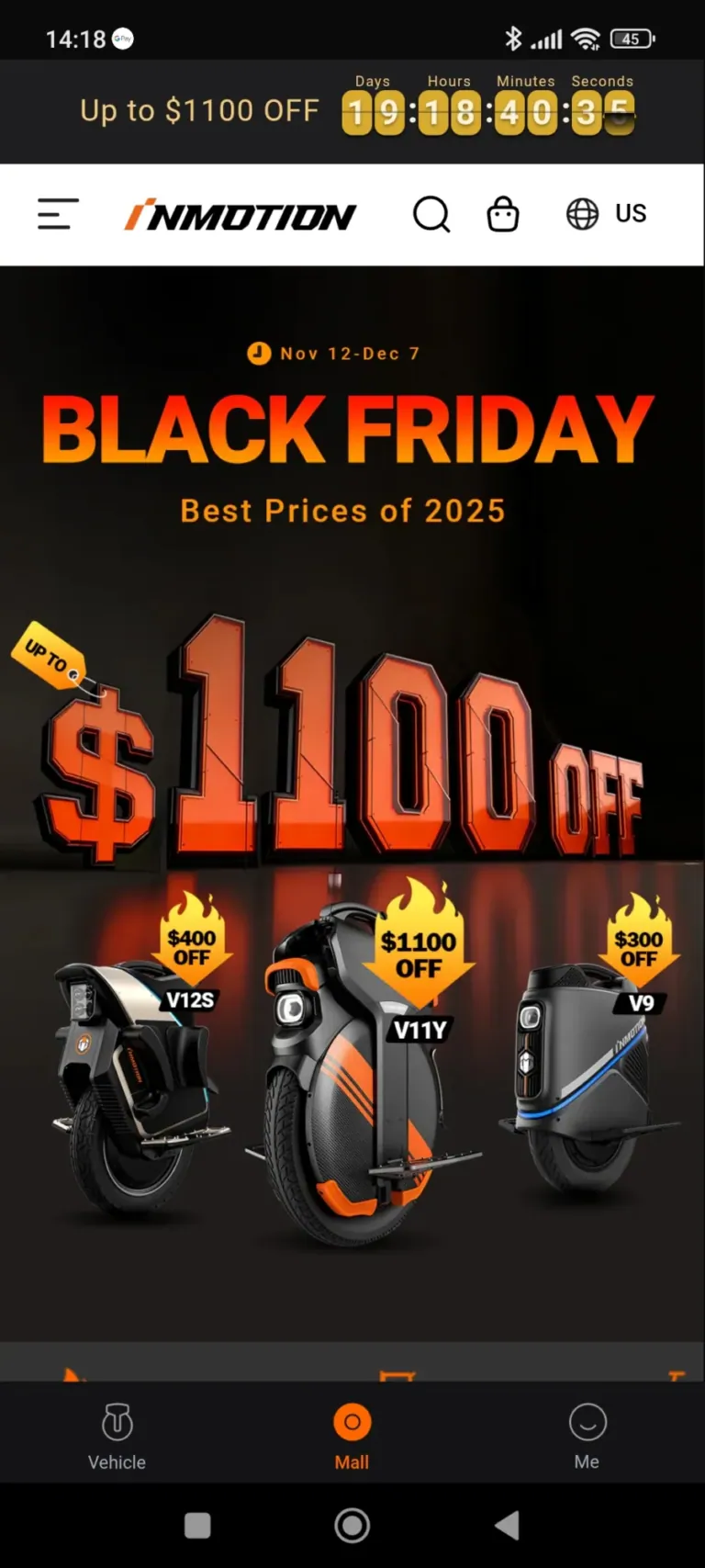 Inmotion V8S elektromos egykerekű teszt 37