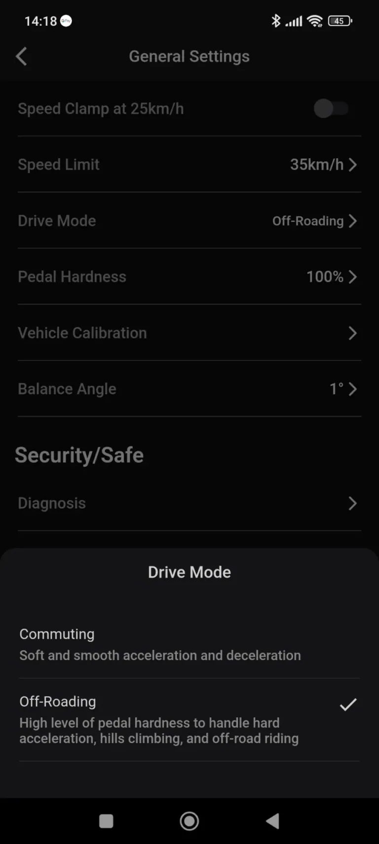 Inmotion V8S elektromos egykerekű teszt 41