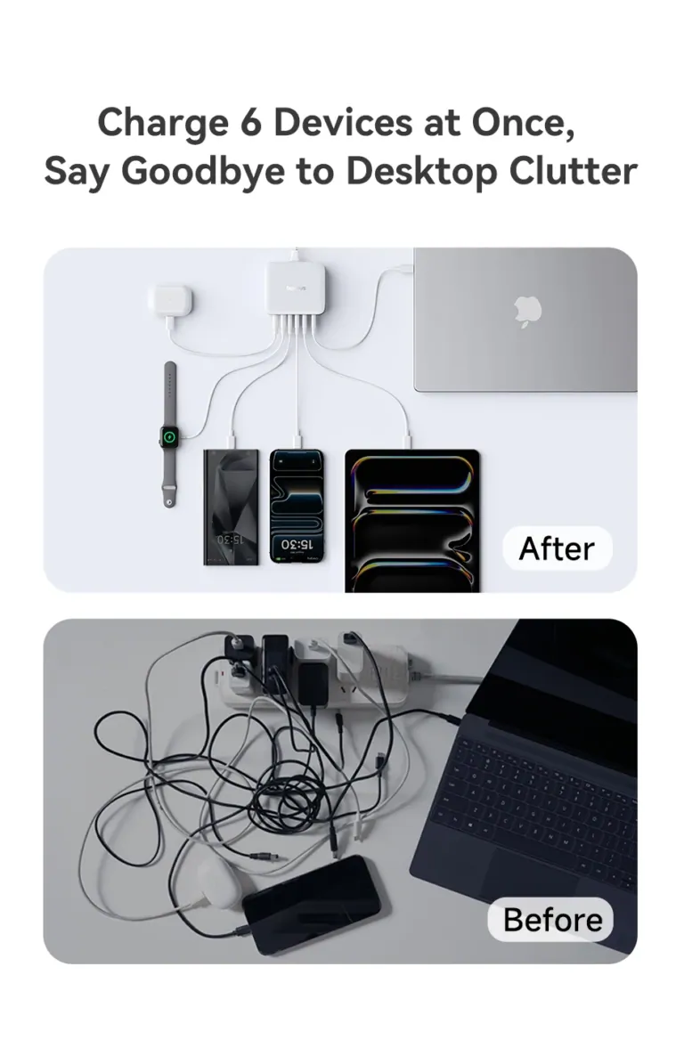 A Baseus asztali töltőállomás rendet vág a káoszban 7