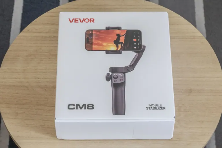 Vevor CM8 elektronikus gimbal teszt 2