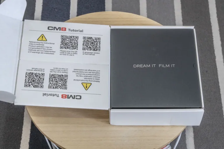 Vevor CM8 elektronikus gimbal teszt 3