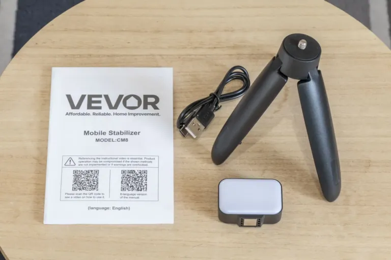 Vevor CM8 elektronikus gimbal teszt 7