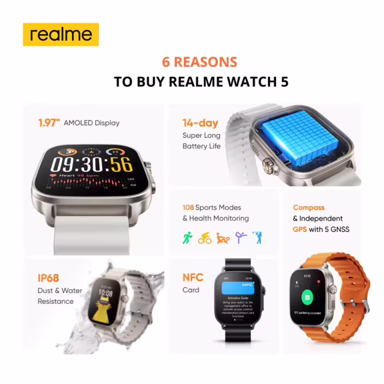 Realme Watch 5 – Okosóra okos áron: Aliexpressről megérős 3