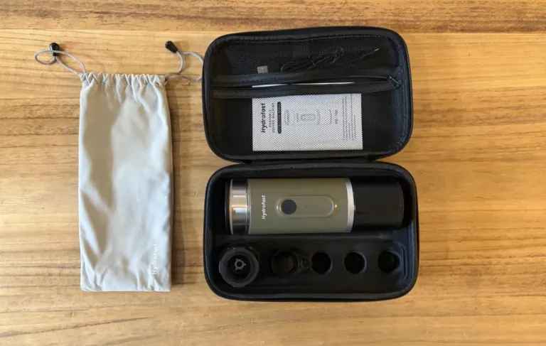 Hydrofast PO-100 hordozható kávéfőző teszt 12