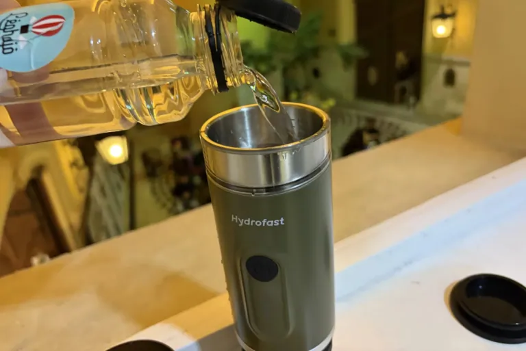 Hydrofast PO-100 hordozható kávéfőző teszt 14