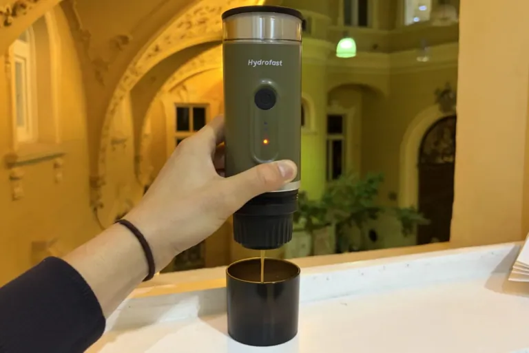 Hydrofast PO-100 hordozható kávéfőző teszt 15